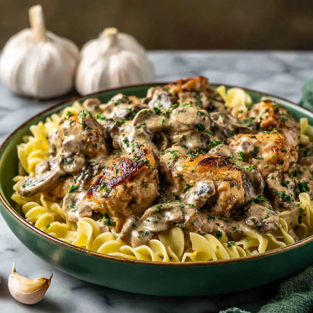 Chicken Stroganoff – Creamy, Comfort Food Dinner Ready in 42 Minutes 4 Chicken Stroganoff