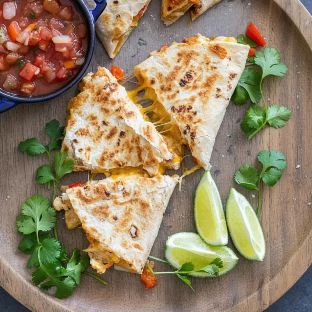 Chicken quesadillas recipe