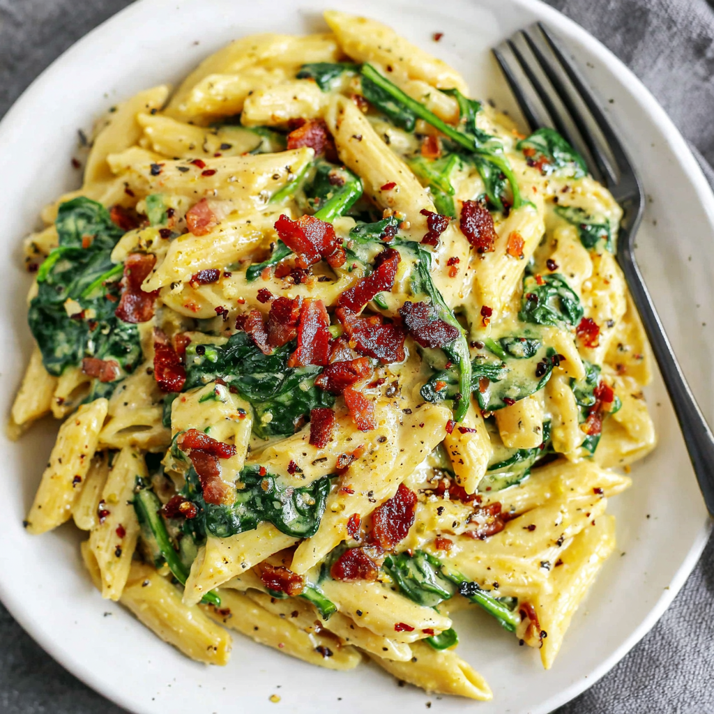 Creamy Pesto Chicken Pasta