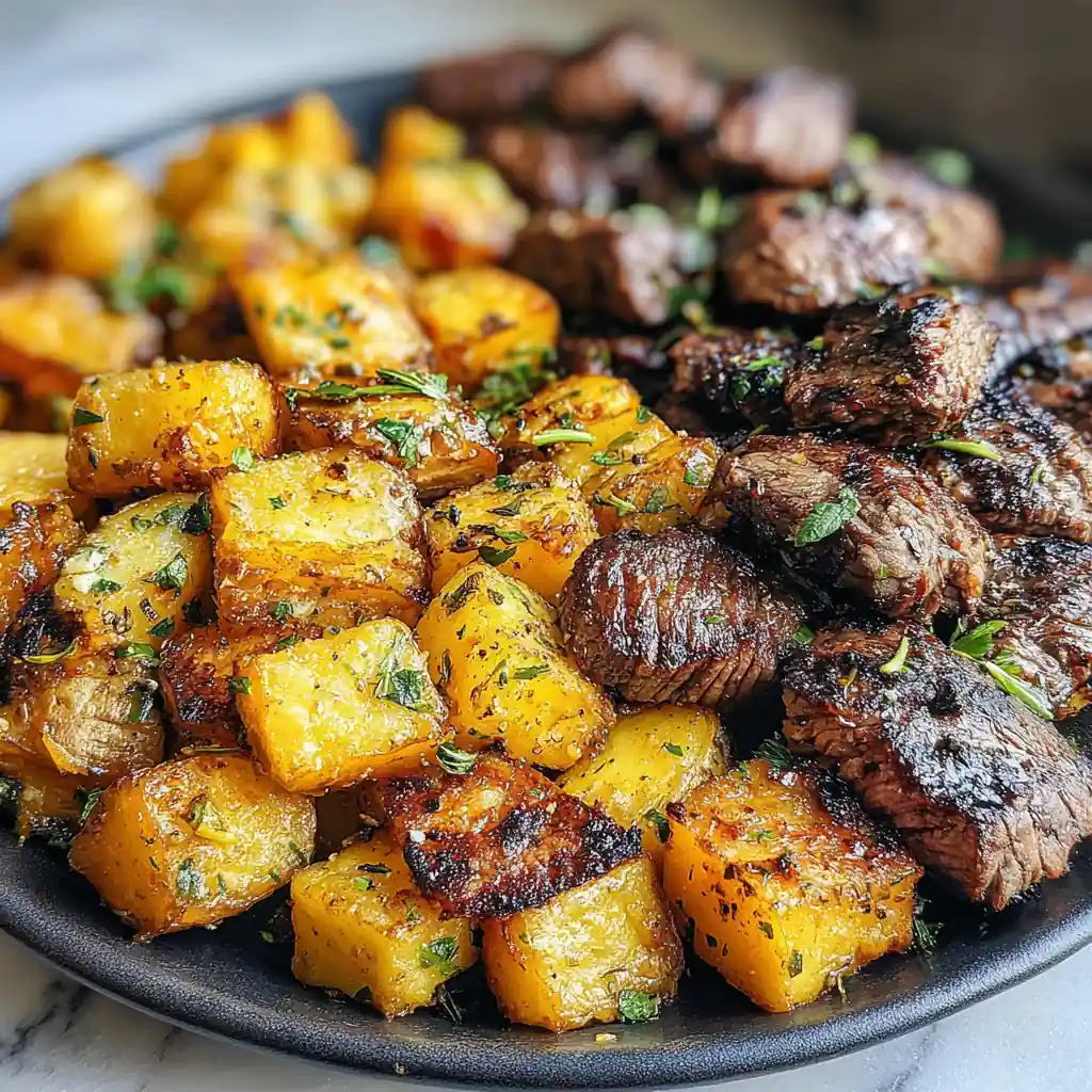 Garlic Steak Bites