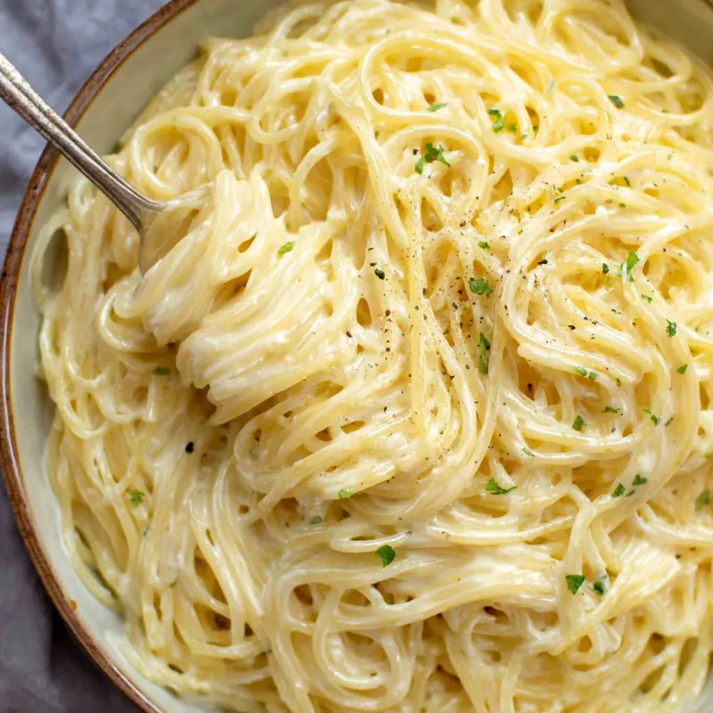 Garlic parmesan pasta