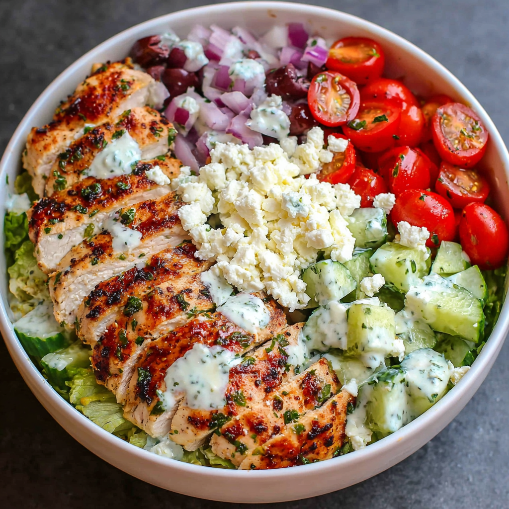 Greek Chicken Bowls
