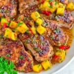 Grilled Mango Pineapple Chicken