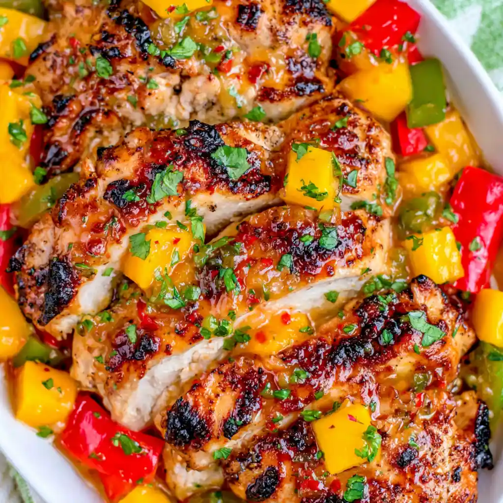 Grilled Mango Pineapple Chicken – Easy Tropical Chicken Recipe 4 Grilled Mango Pineapple Chicken