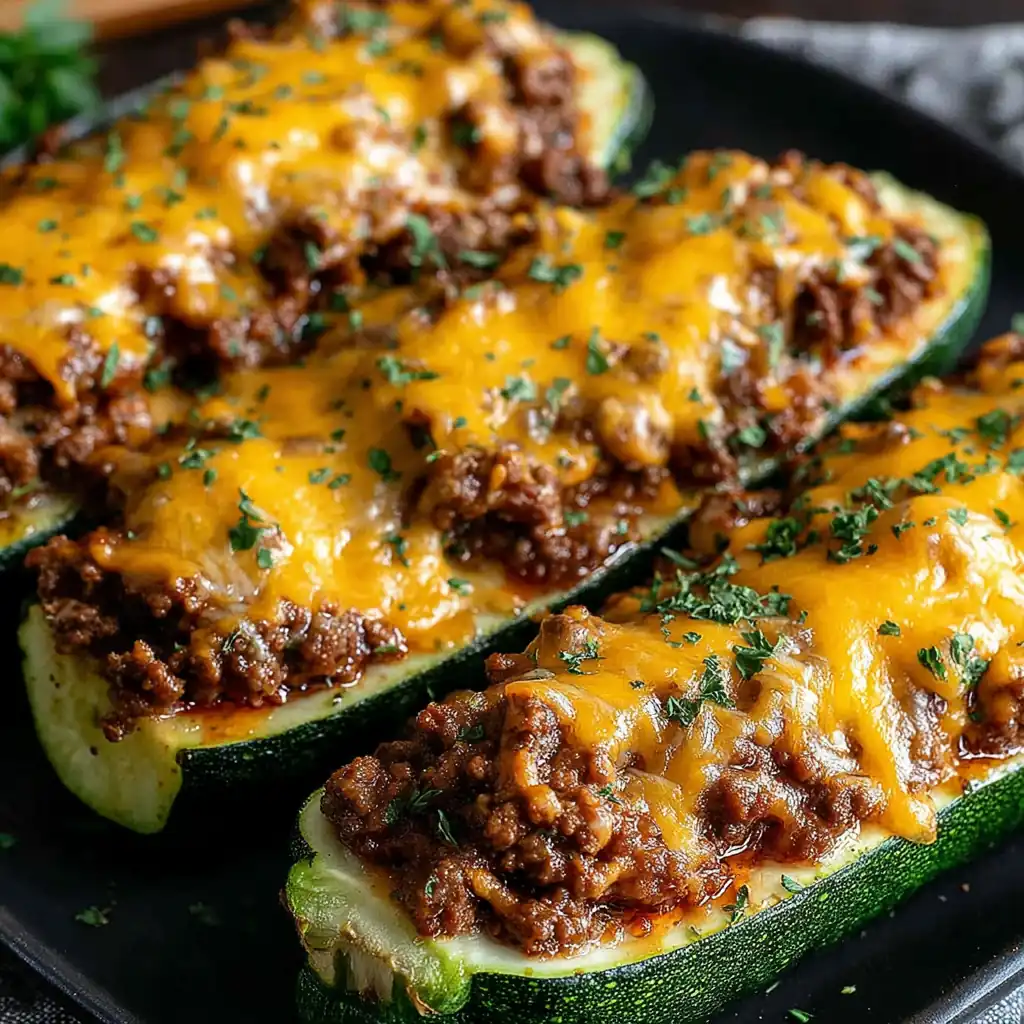 Ground Beef Zucchini Boats – Easy 35-Minute Healthy Dinner 4 Ground Beef Zucchini Boats