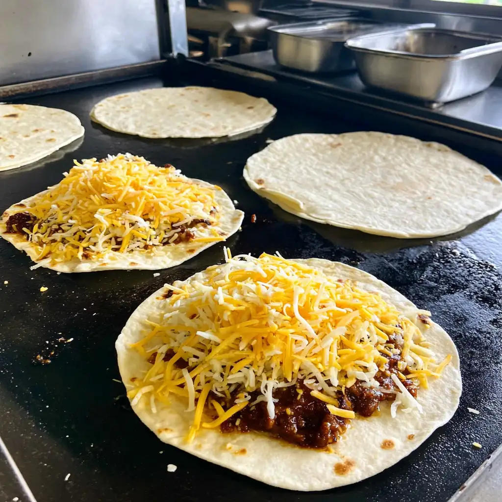 Hot Honey BBQ Chicken Quesadillas1 Hot Honey BBQ Chicken Quesadillas