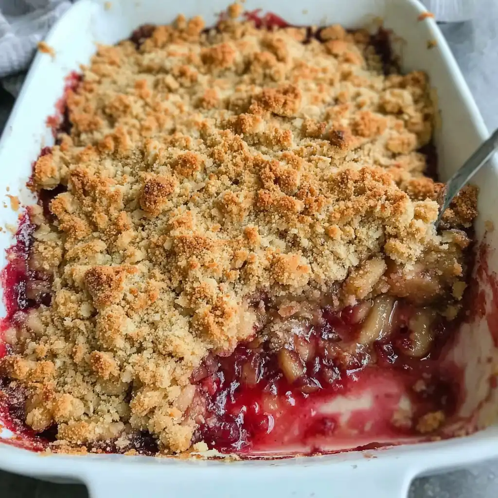 Irresistible Rhubarb Crisp