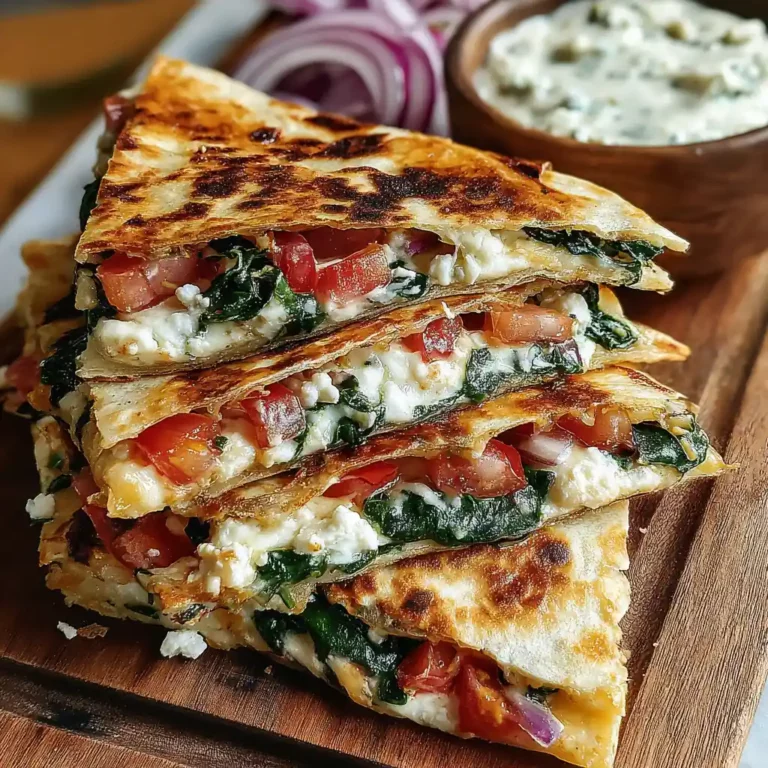 Mediterranean Quesadillas