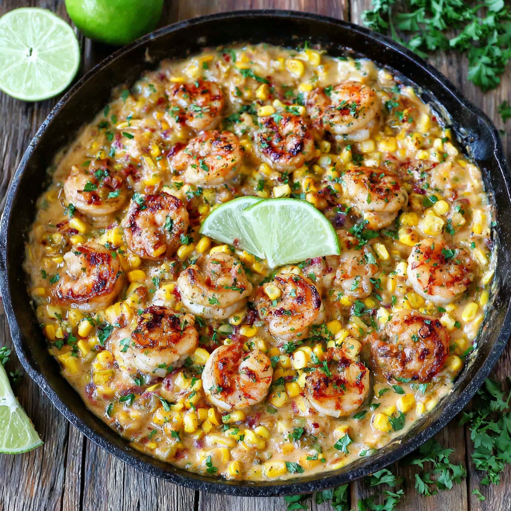 Mexican Street Corn and Shrimp – Easy One-Pan Dinner 4 Mexican Street Corn and Shrimp