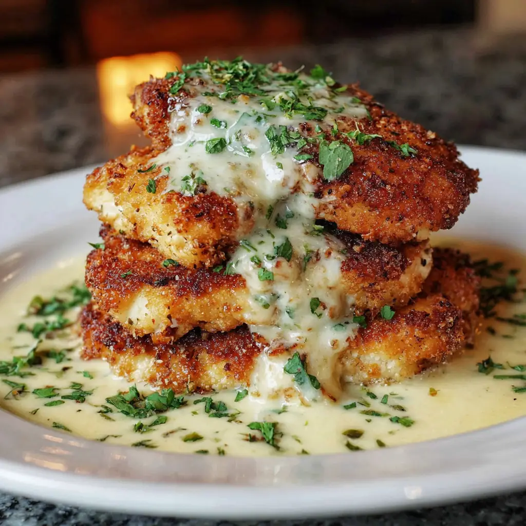 Parmesan crusted chicken