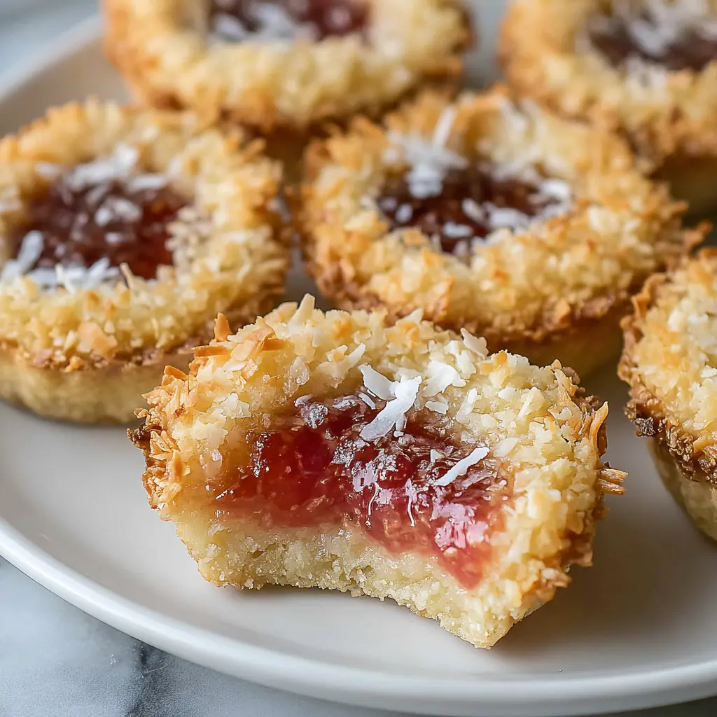 Rhubarb Coconut Tarts