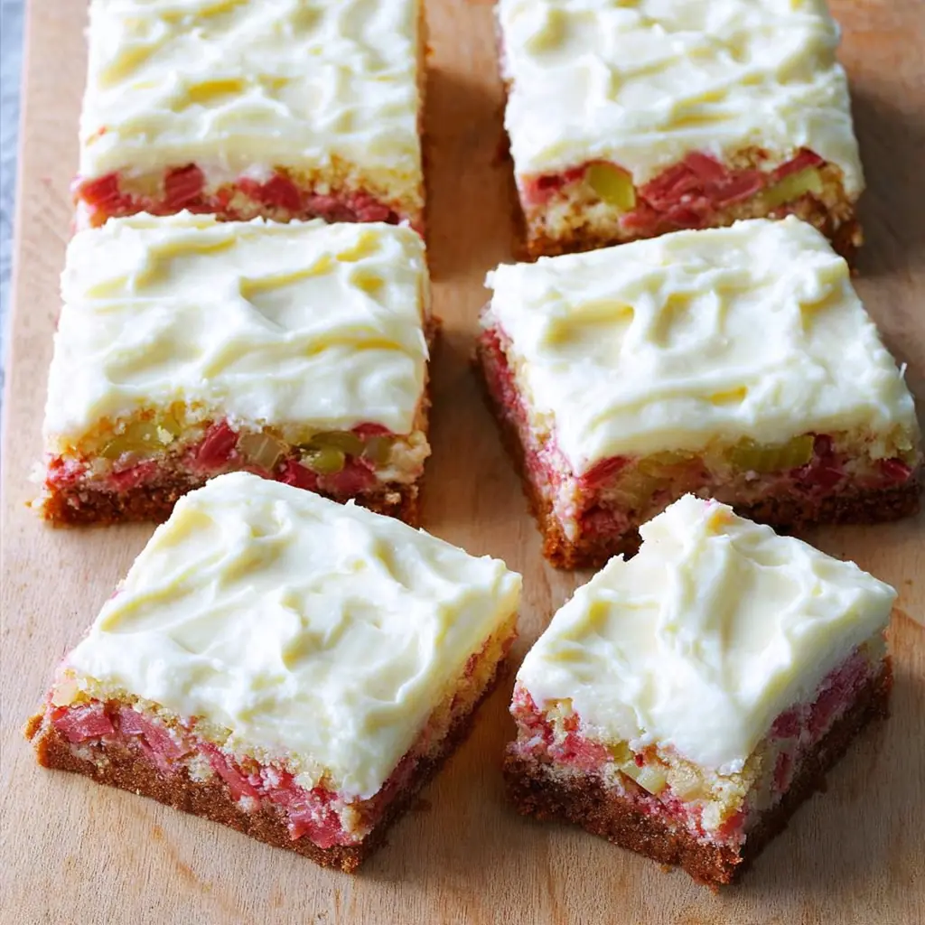 Rhubarb Custard Bars