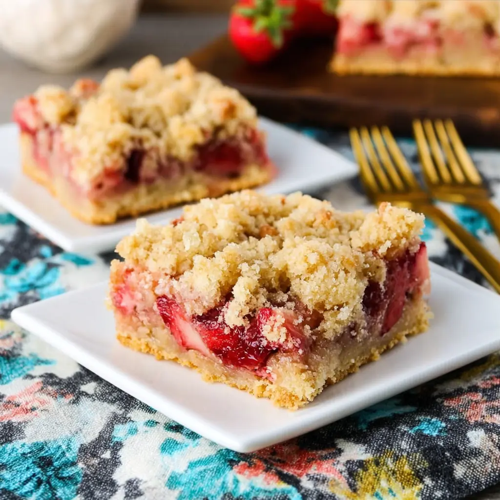 Rhubarb Oatmeal Bars – Amazing Sweet-Tart Dessert Everyone Loves 4 Rhubarb Oatmeal Bars