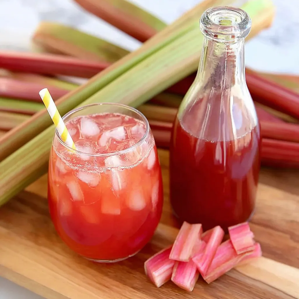 Rhubarb Simple Syrup