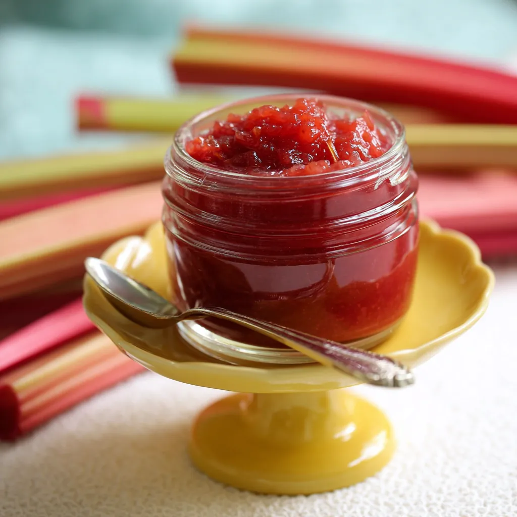 Simple Rhubarb Butter