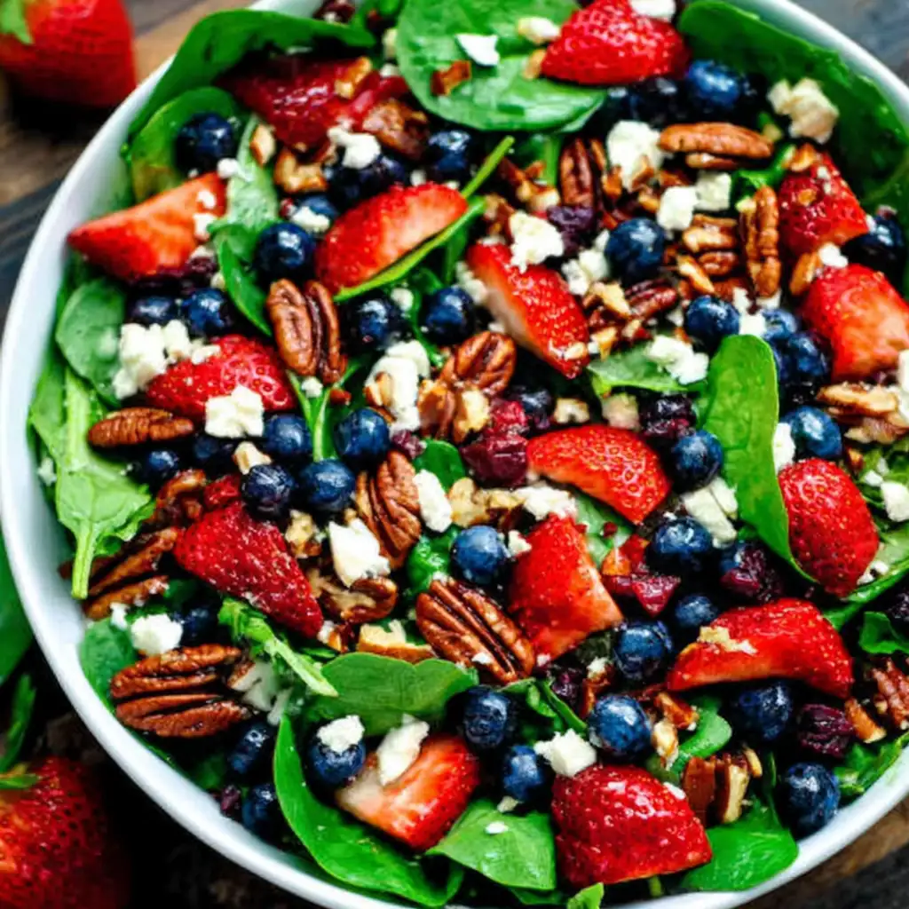 Strawberry Spinach Salad