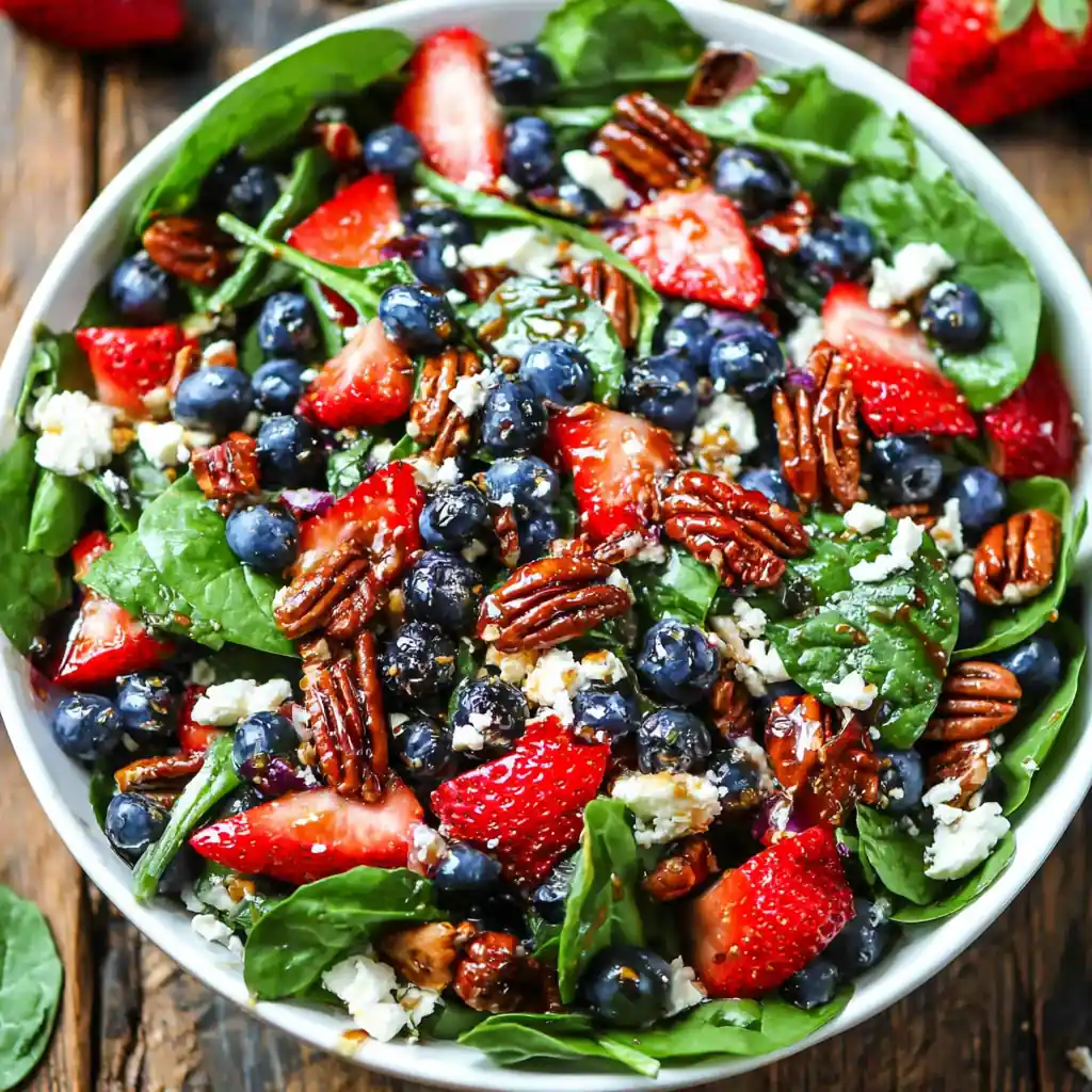 Strawberry Spinach Salad