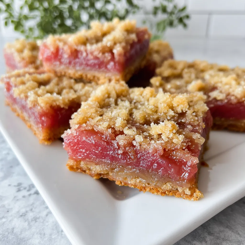 Tangy Rhubarb Bars