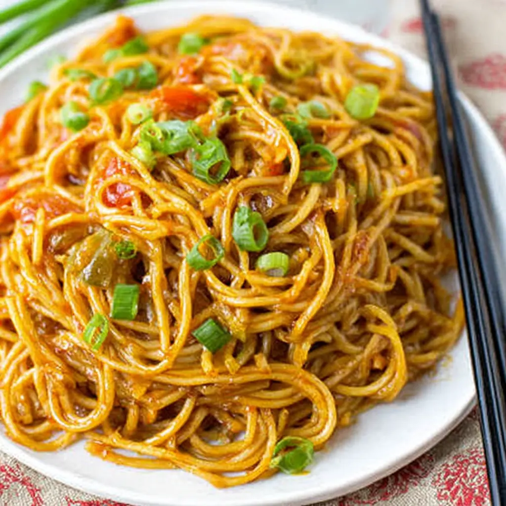 Teriyaki noodles recipe