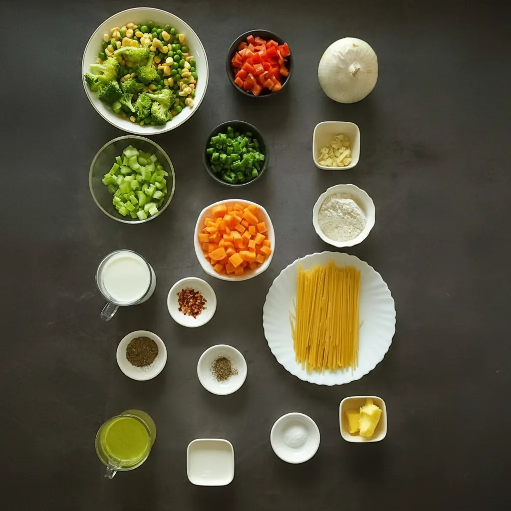 Vegetarian Noodle Soup – Creamy, Comforting & Ready in 35 Minutes 4 Vegetarian Noodle Soup
