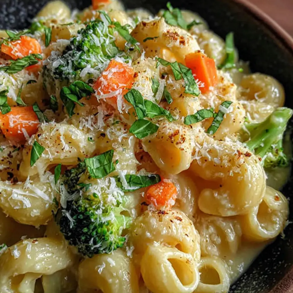 Veggie mac and cheese