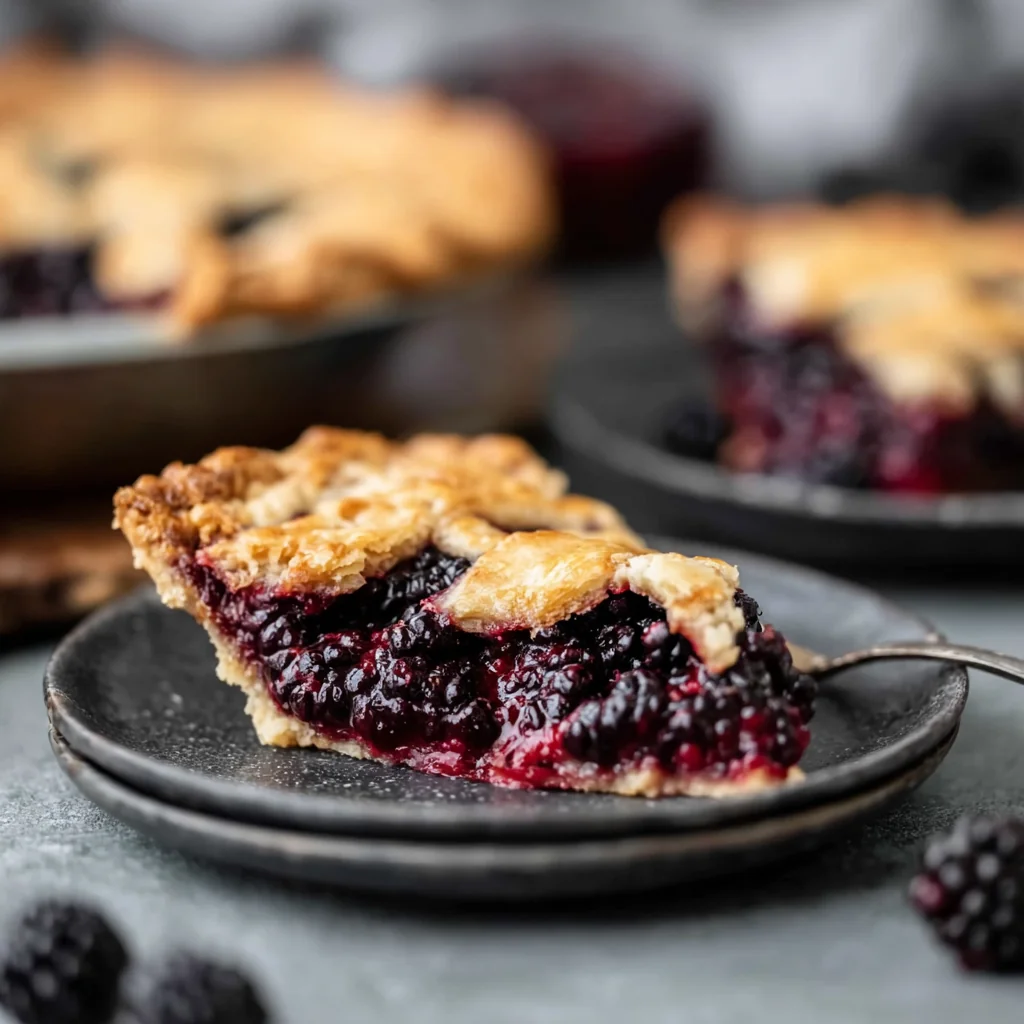 Blackberry Crumble Pie