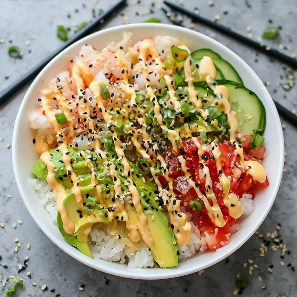 California Roll Sushi Bowls