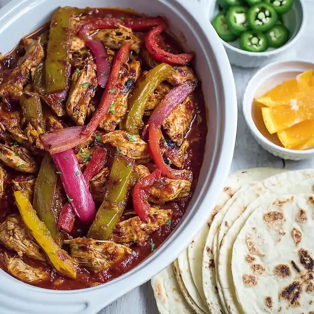 Crockpot Chicken Fajitas