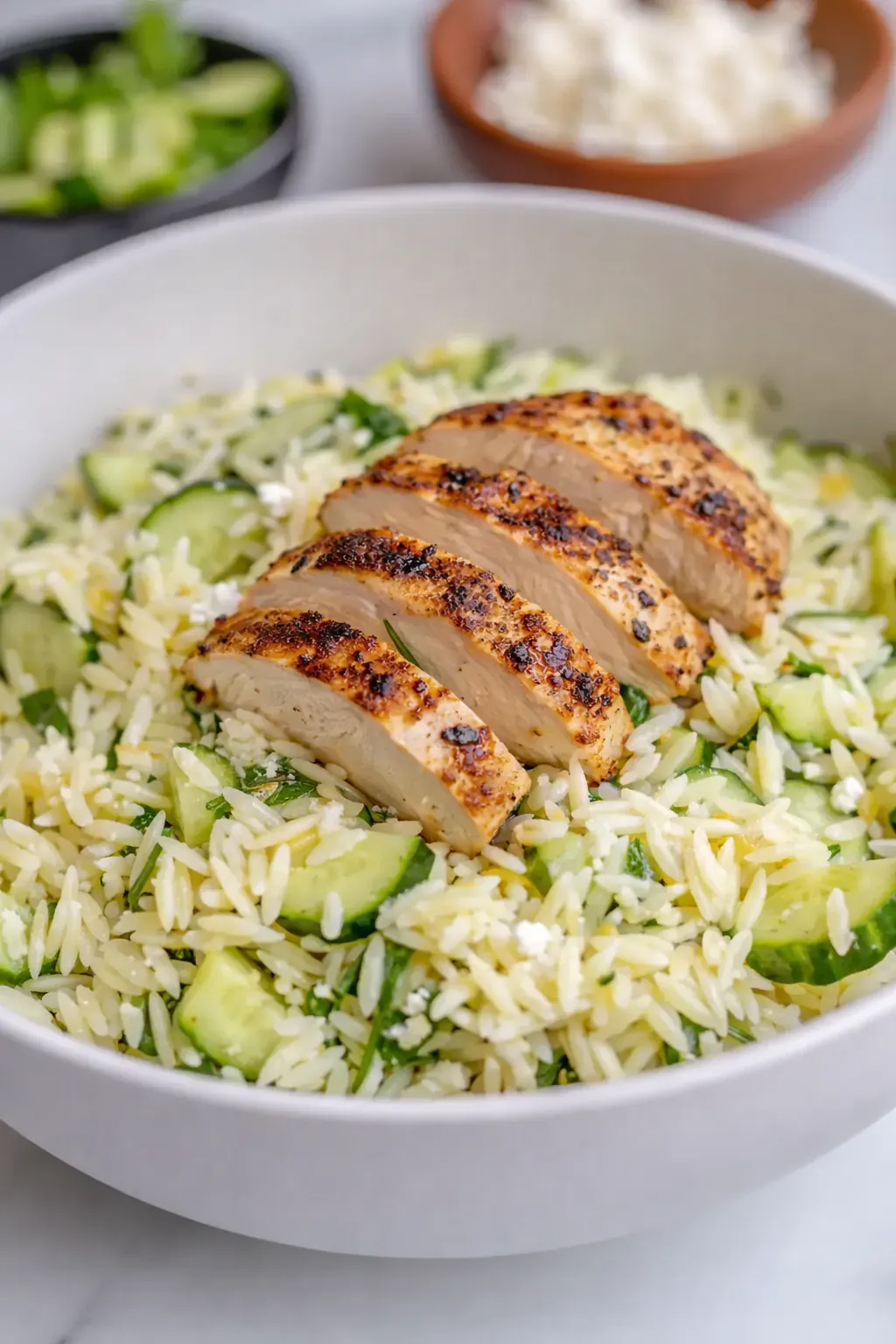Cucumber Lemon Orzo Salad – Fresh and Zesty Summer Favorite 4 Cucumber Lemon Orzo Salad