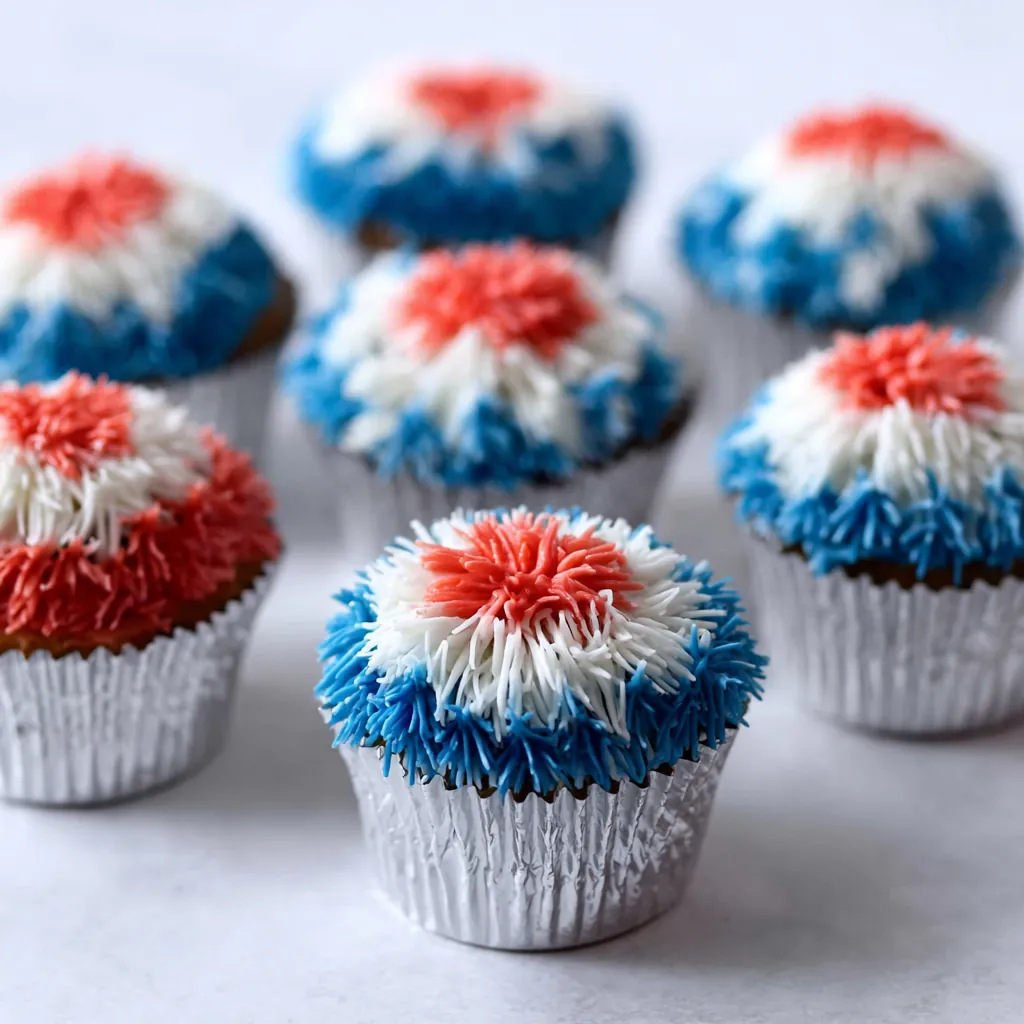 Fireworks Cupcakes