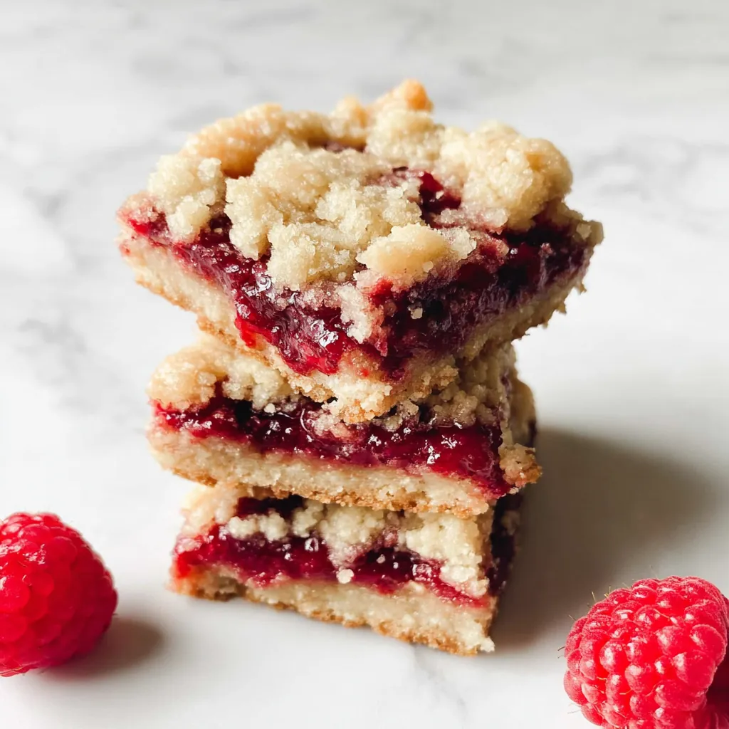 Five Ingredient Raspberry Bars