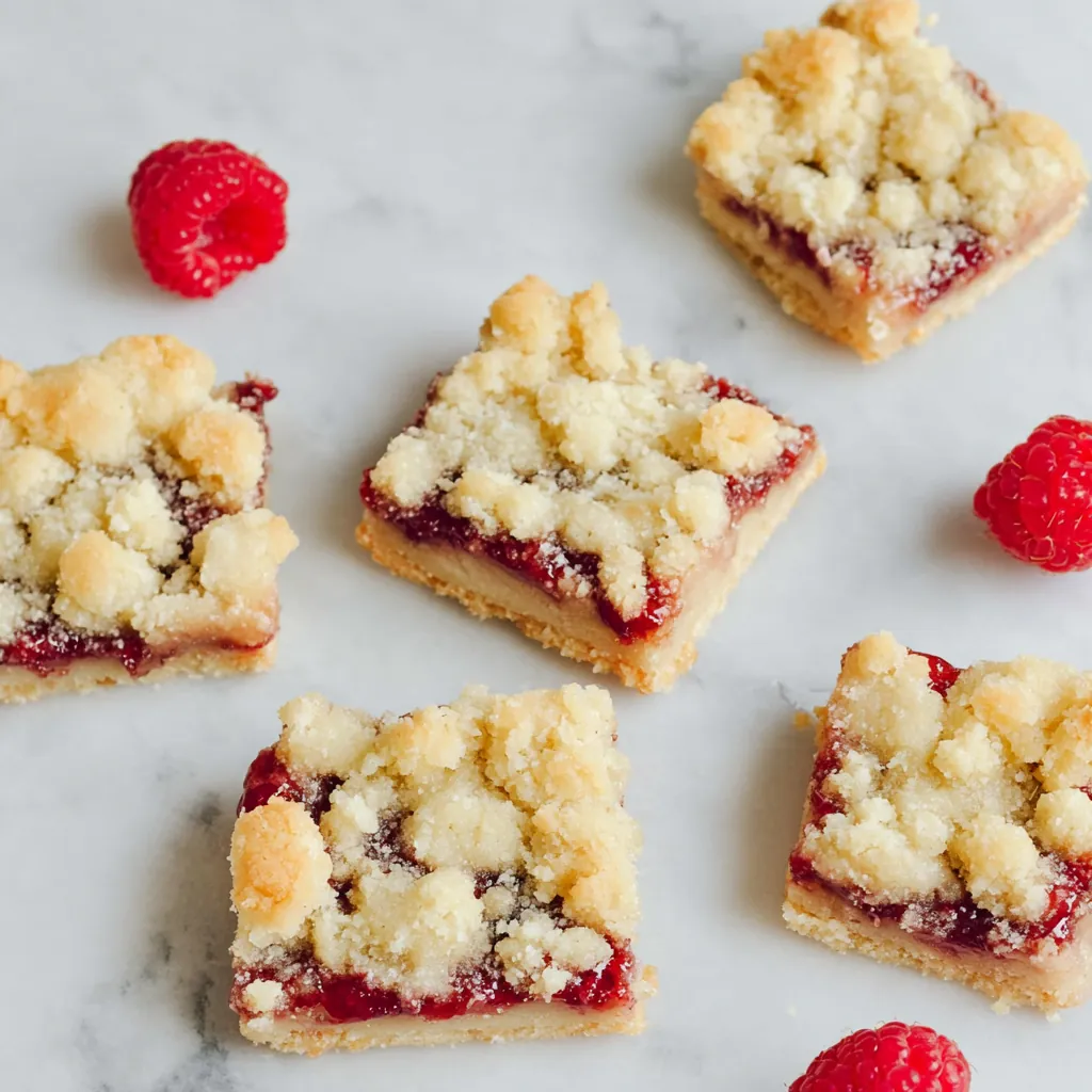 Five Ingredient Raspberry Bars – Easy Homemade Dessert 4 Five Ingredient Raspberry Bars