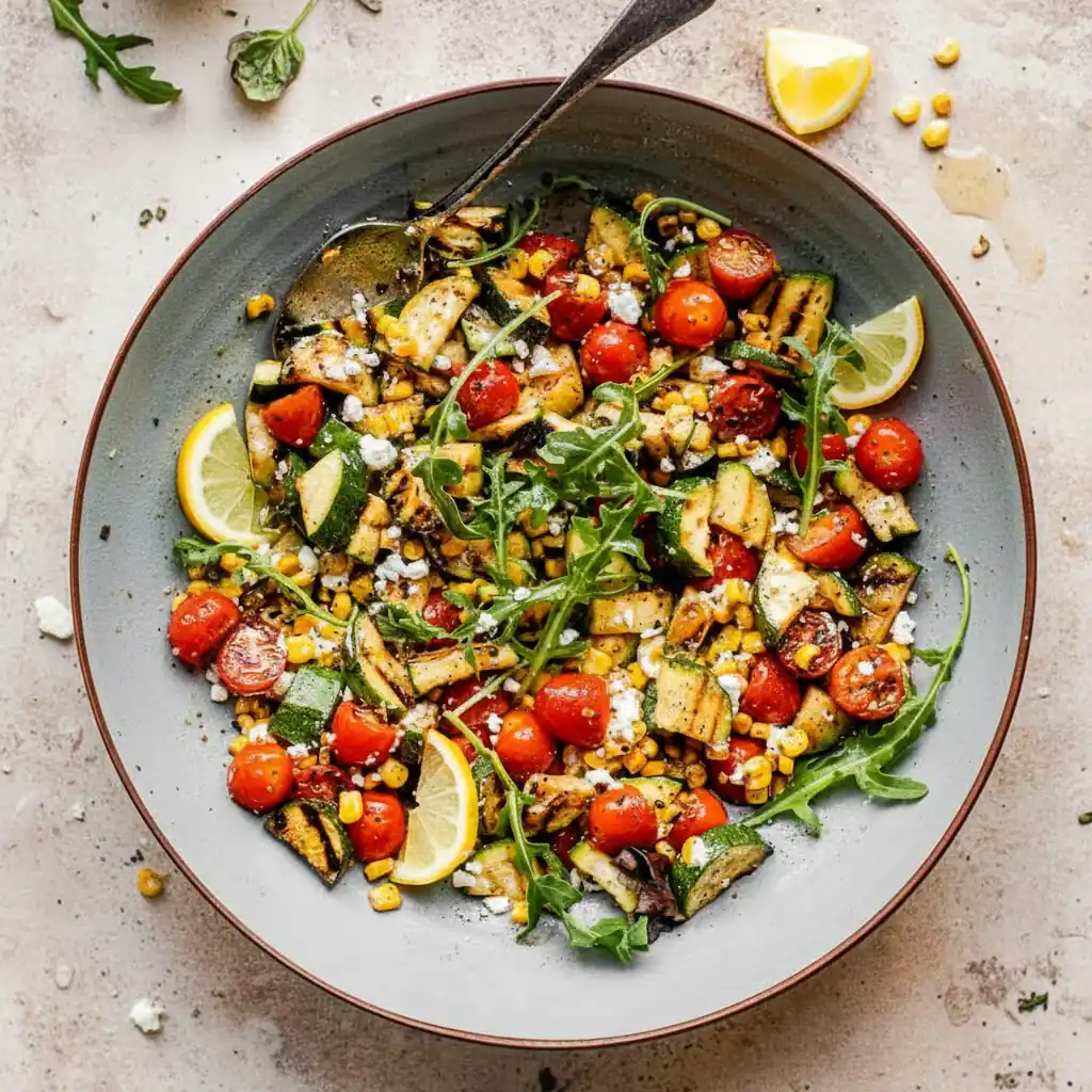 Grilled Zucchini Salad – Fresh & Easy Summer Recipe 4 Grilled Zucchini Salad