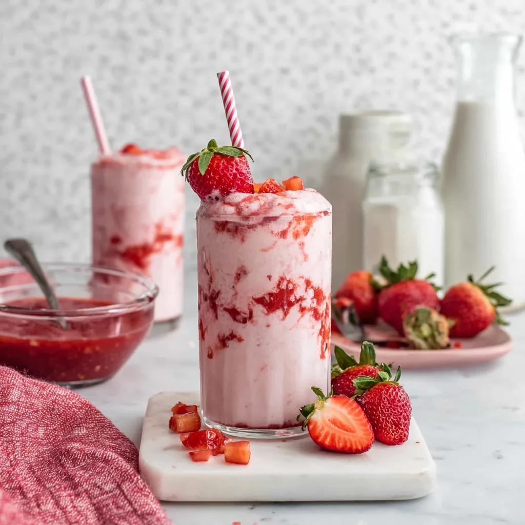 Korean Strawberry Milk