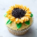 Lemon Sunflower Cupcakes
