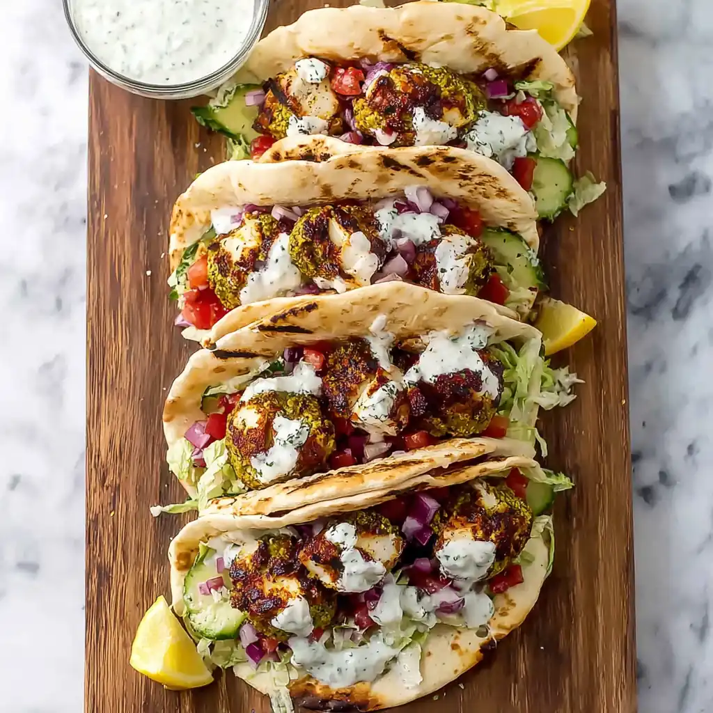 Mediterranean Chicken Tacos
