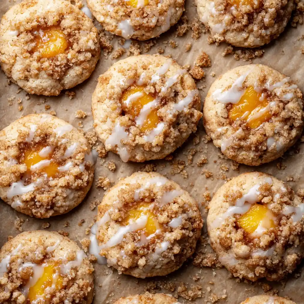 Peach Cobbler Cookies