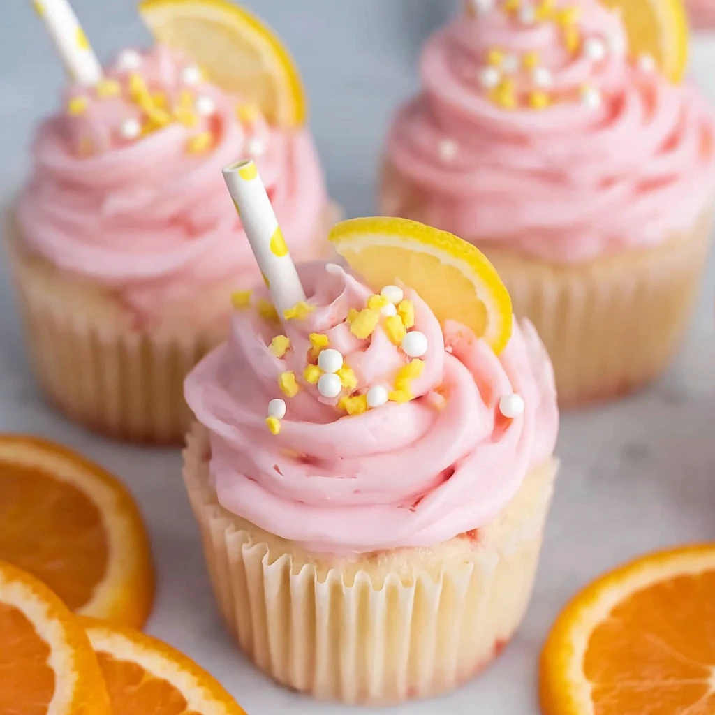 Pink Lemonade Cupcakes