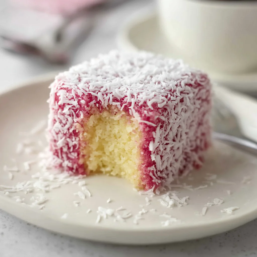 Raspberry Lamingtons