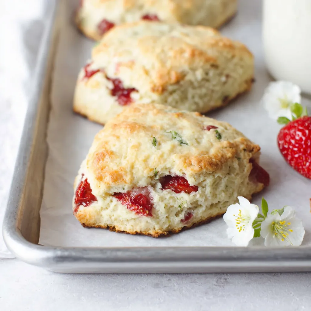 Rhubarb Scones – Simple & Delicious Spring Baking Recipe 4 Rhubarb Scones