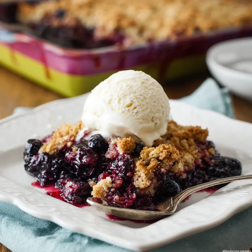Saskatoon Berry Crisp: A Simple & Delicious Canadian Dessert 4 Saskatoon Berry Crisp