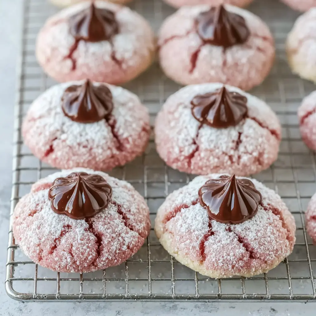 Strawberry Kiss Cookies