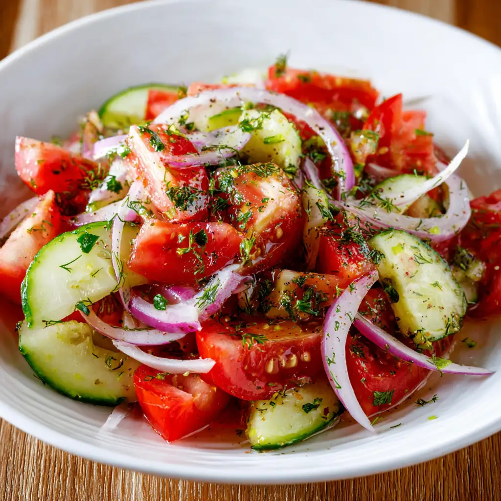 Tomato Cucumber Salad – A Fresh and Easy Crowd-Pleaser 4 Tomato Cucumber Salad