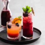 Vanilla Earl Grey Blackberry Mocktail