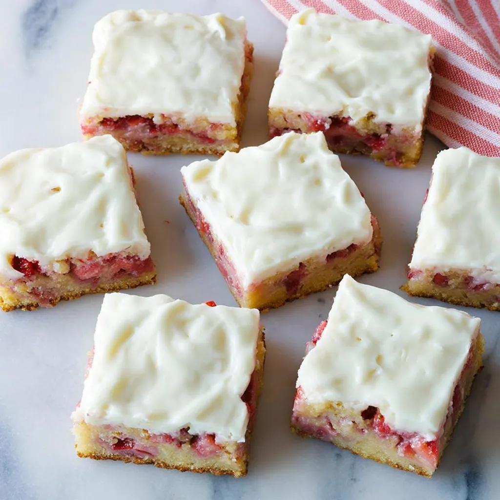 Viral Rhubarb Custard Bars – Easy and Absolutely Delicious Dessert 4 Viral Rhubarb Custard Bars