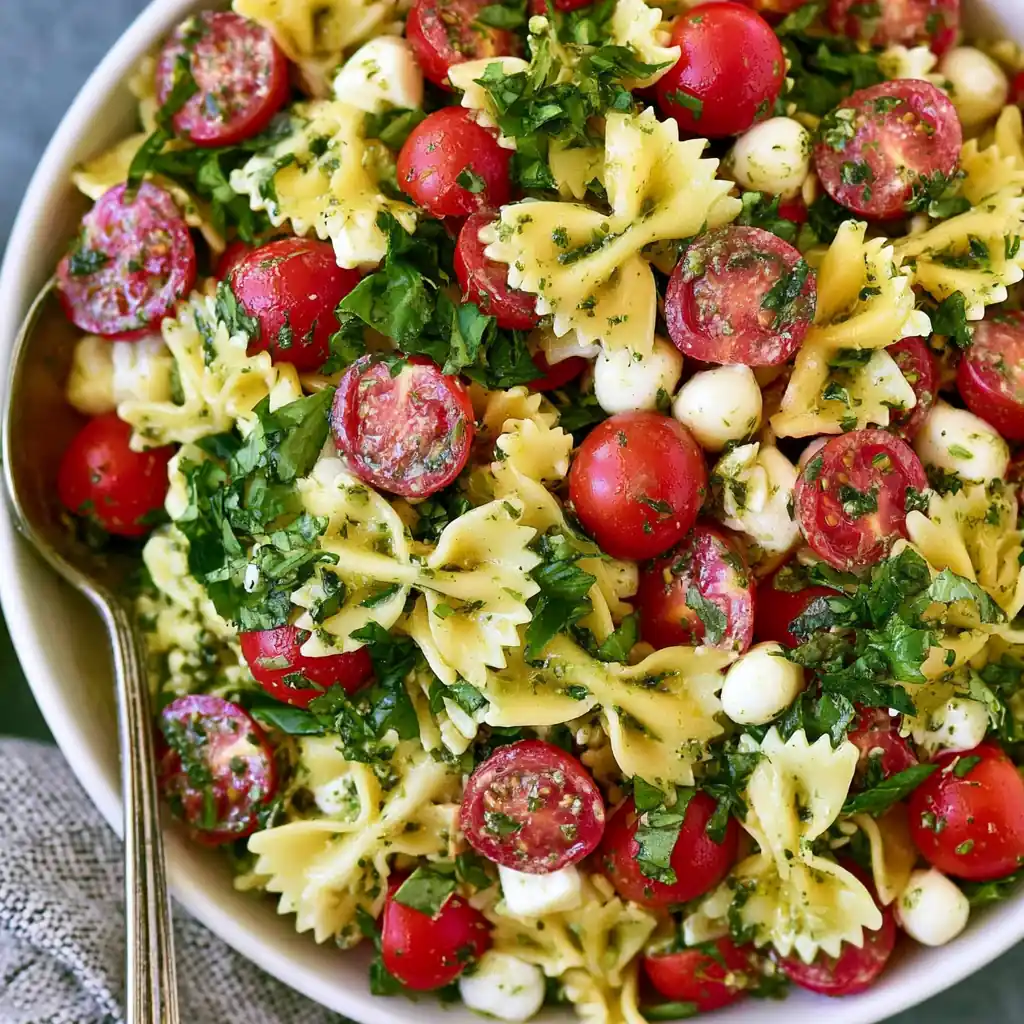 Bow Tie Pasta Salad Recipe for a Colorful Summer Side Dish 4 Bow Tie Pasta Salad