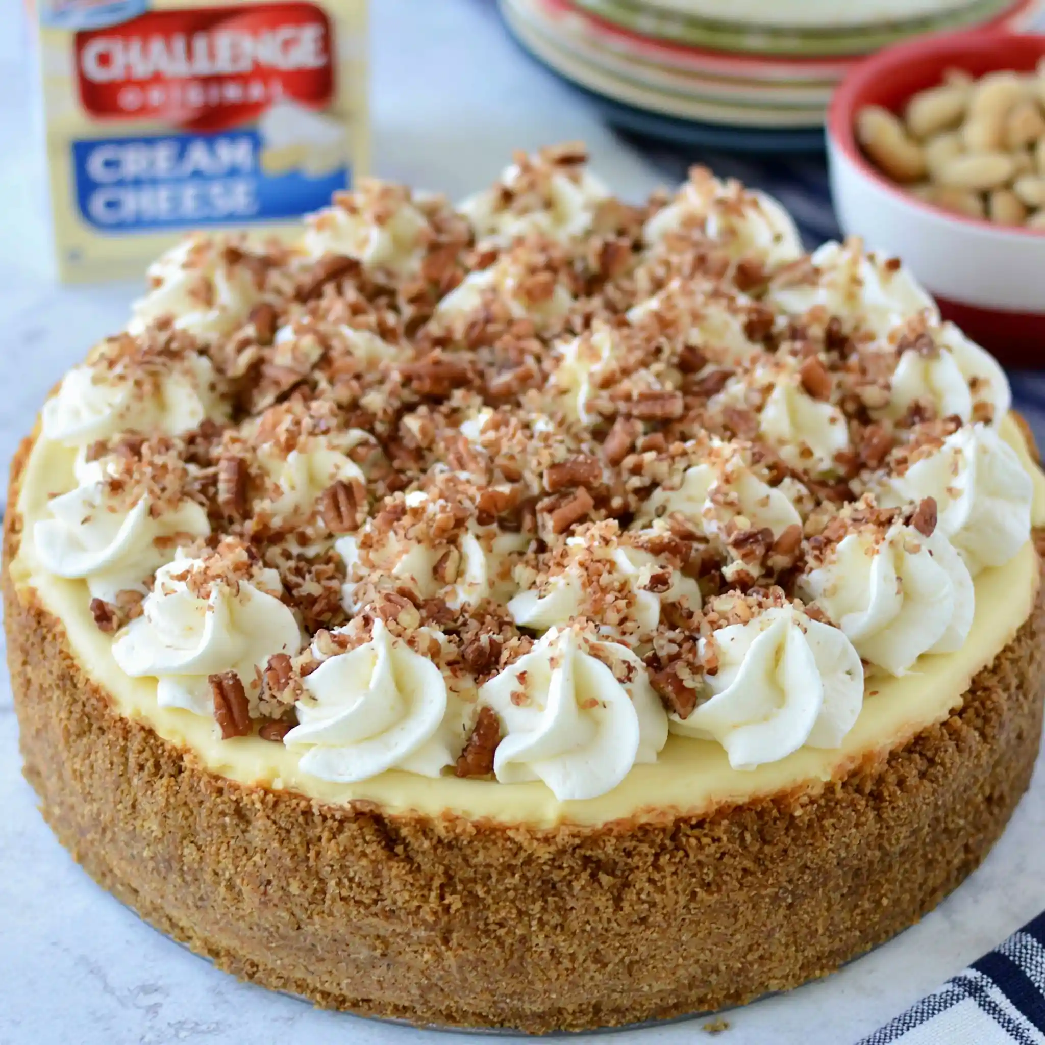Browned Butter Pecan Cheesecake