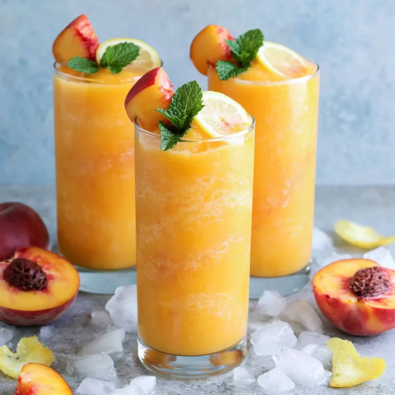 Fresh Peach Lemonade