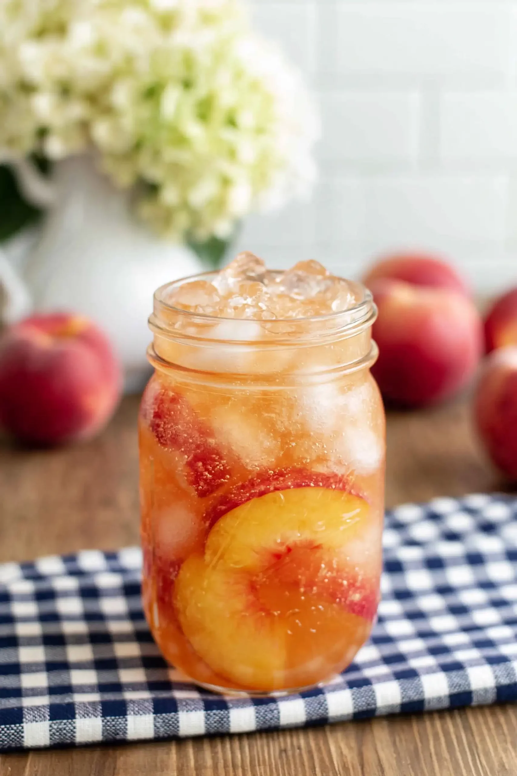 Homemade Peach Lemonade