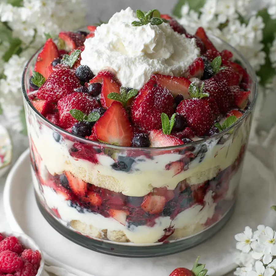 Mixed Berry Trifle – Easy Summer Dessert Everyone Loves 4 Mixed berry trifle